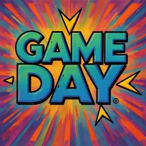 Colorful Game Day Poster
